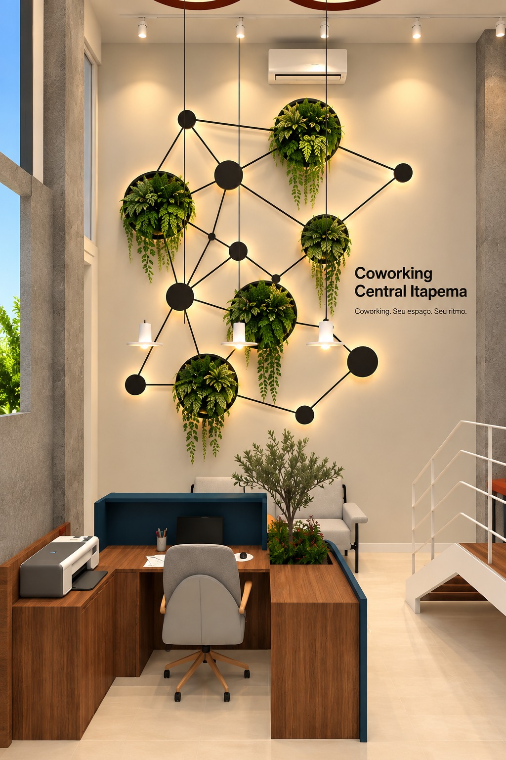 Projeto do espaço de atendimento